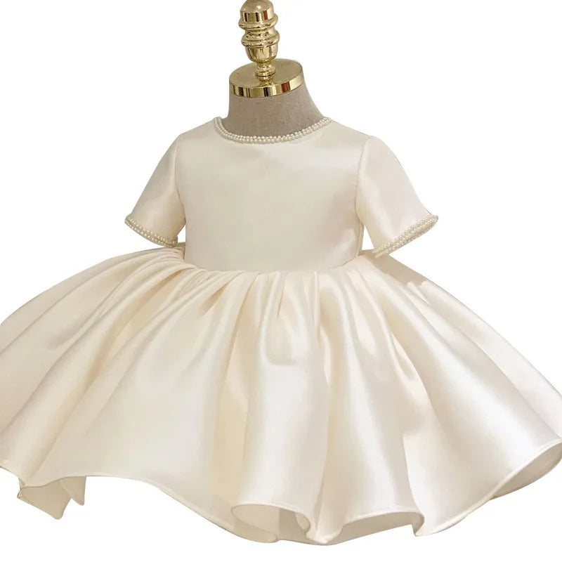 IYEAL 2025 Flower Girls Dresses Girls Princess Dress Baby Girl Birthday Wedding Party Clothing