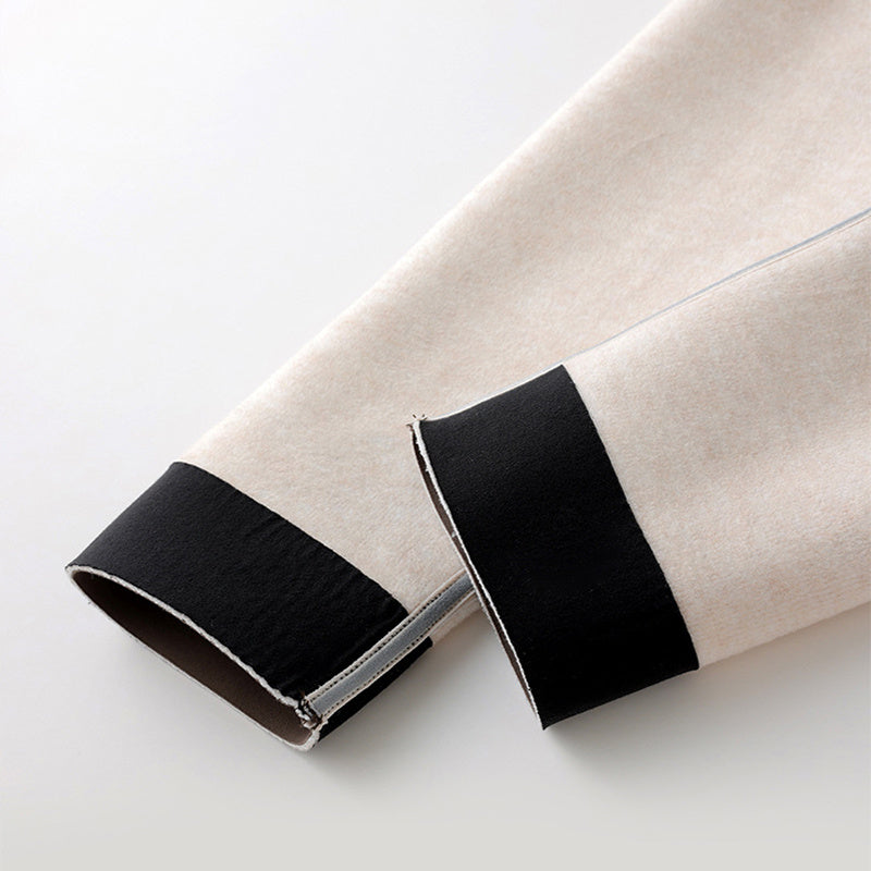 High Waist Cashmere Leggings Winter Warm Solid Plush Pants Fashion Slim Trousers For Women