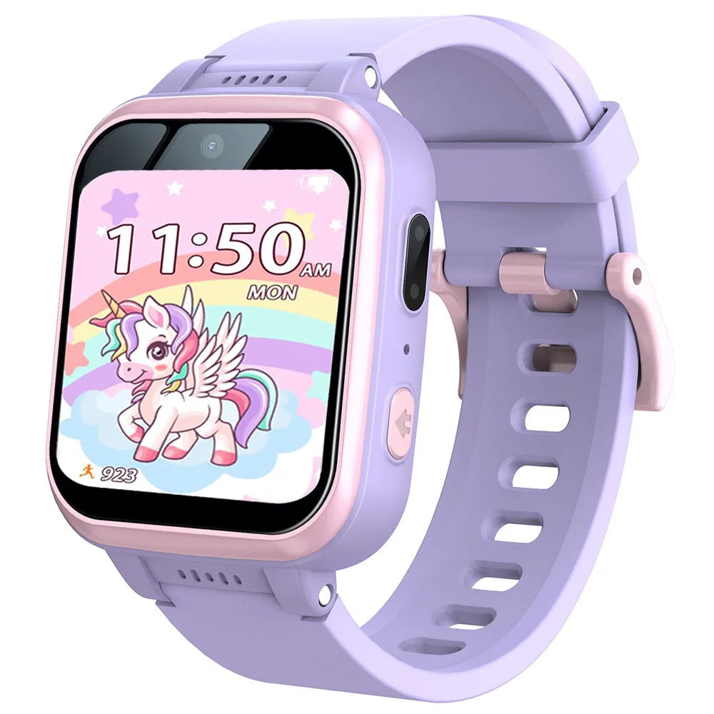 Kids Smart Watch with 90°Rotatable Camera Smartwatch Touch Screen Kids Watch Music Pedometer Flashlight Games Digital Wrist Watc