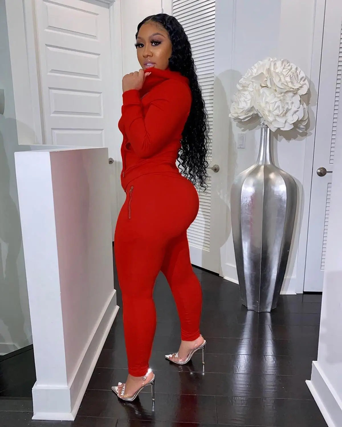 2 piece set women outfits tracksuit long sleeve sweatshirt pants two piece set fall clothes for women  hooded outfits wholesale