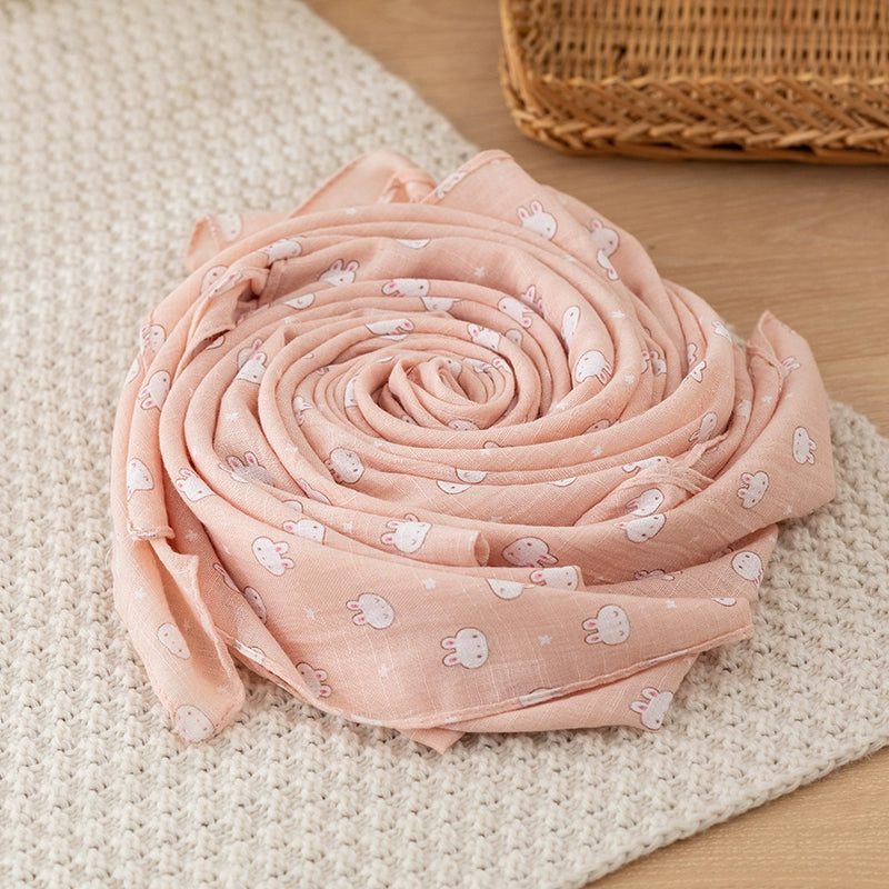 Fashion Creamy-white Women's Winter Shawl Cotton and Linen Scarf