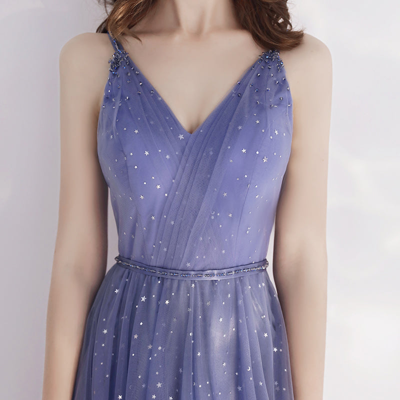 Women's Starry Long Evening Gown