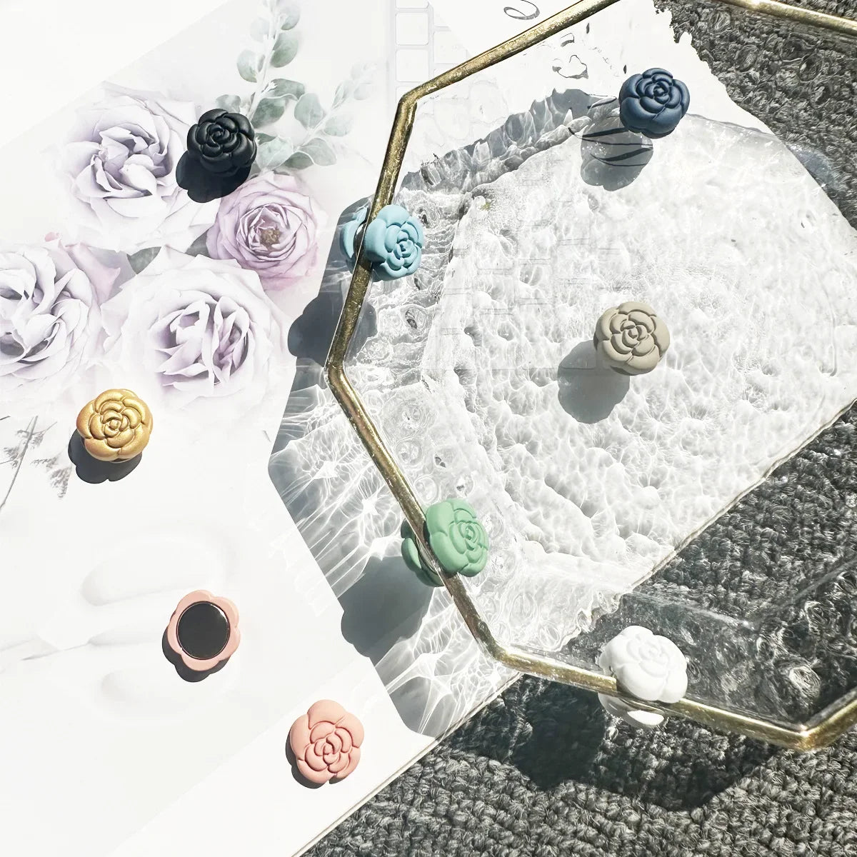 Fashionable Islamic Clothing Hijab Magnets Brooch with Magnetic Clasp for Muslim Head Scarf Hijab and Shawl Brooches for Women