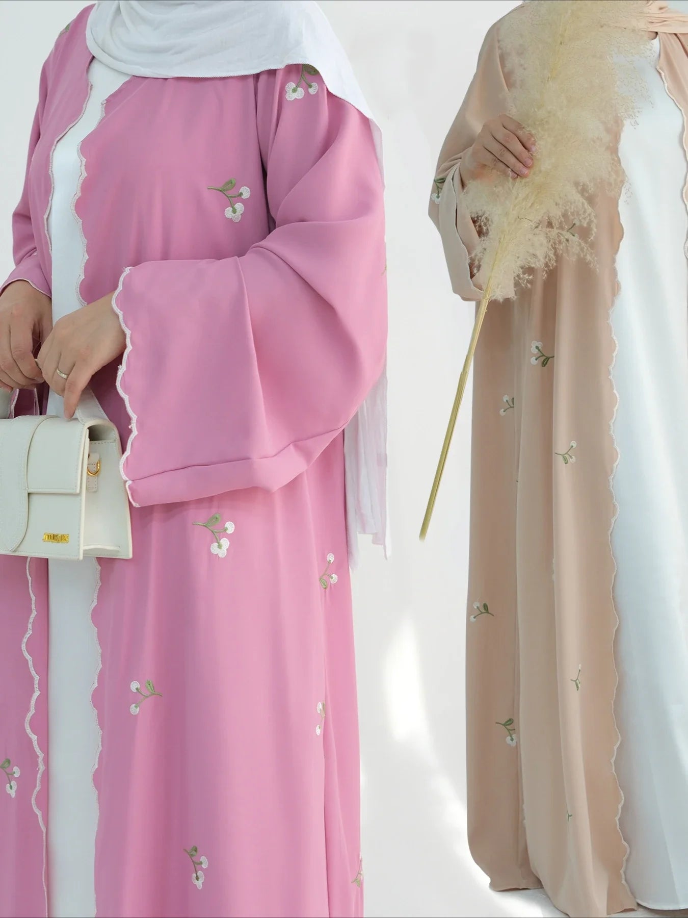 Eid Muslim Abaya for Women Embroidery Cardigan Dresses Abayas Ramadan Morocco Dubai Jalabiya Kaftan Vestidos Arab Long Robe