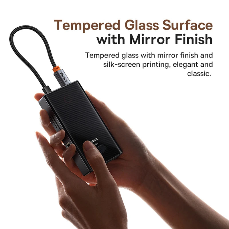 Baseus USB C HUB 4K 60Hz Type C to HDMI RJ45 PD 100W Adapter For Macbook iPad Pro Air M2 M1 Sumsang PC Accessories USB 3.0 HUB