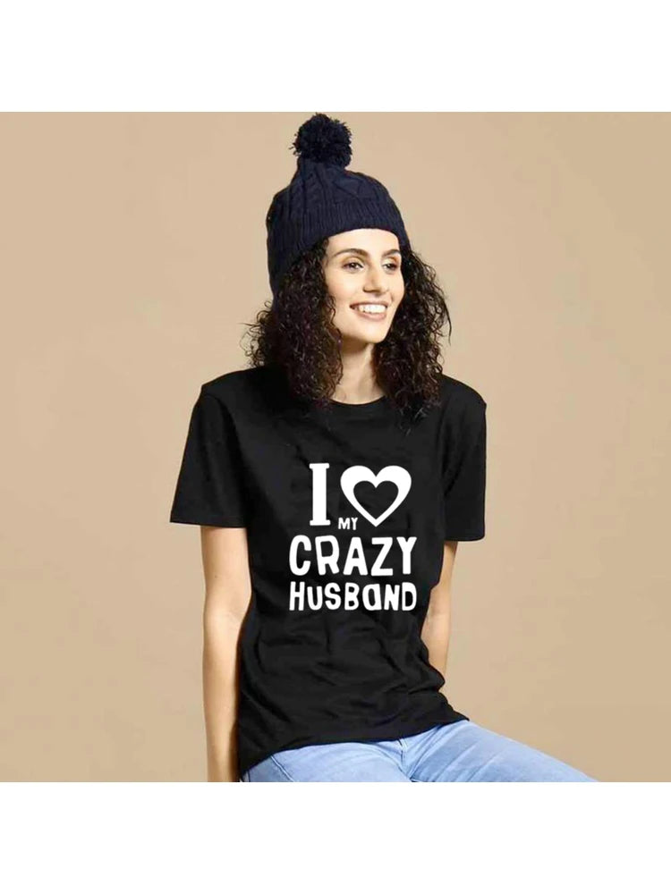 Couples Shirts Husband and Wife Shirts for Couples His and Hers Matching Lovers Clothes Honeymoon T Shirt Valentine Wedding Gift