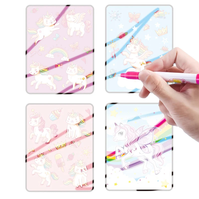 Reusable Book Water Painting Book Early Education Drawing Toys Gifts For Kid's Birthdays, Halloween, Christmas, and Easter