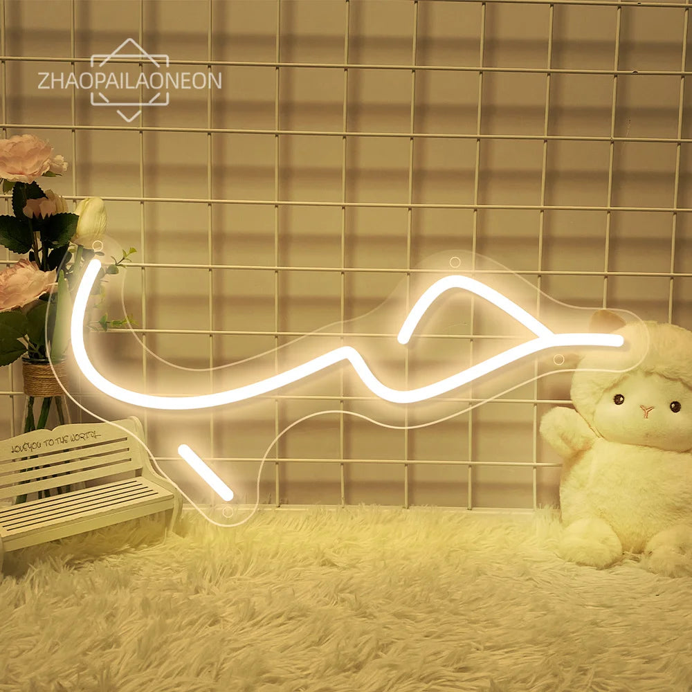 Eid Mubarak Neon Led Sign Ramadan Neon Lights Room Decoration Bedroom Decor Neon Light Wall Decoration Led Lamp USB Home Light