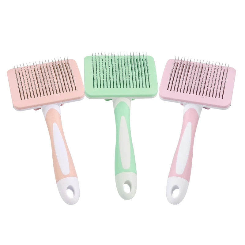 Pet Hair Shedding Comb Dog Cat Brush Grooming Long Hair Indoor Cats Brush Hair Remover Cleaning Beauty Slicker Pet Supplies