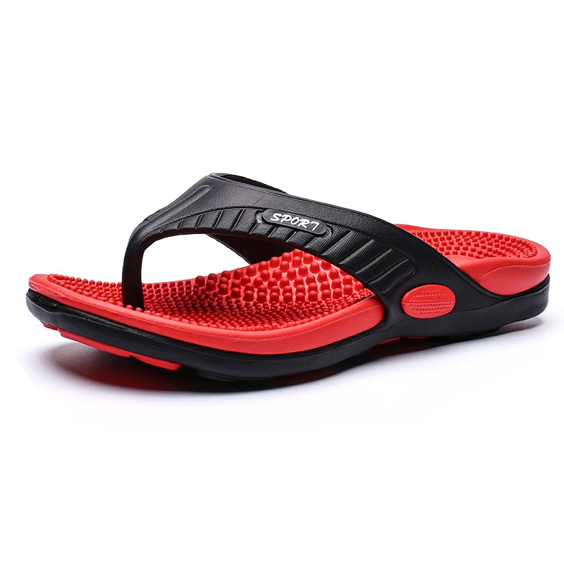 Beach Flip-flops Summer Men Slippers Massage Sandals Comfortable Men Casual Shoes Fashion Men Flip Flops Hot Sell Footwear
