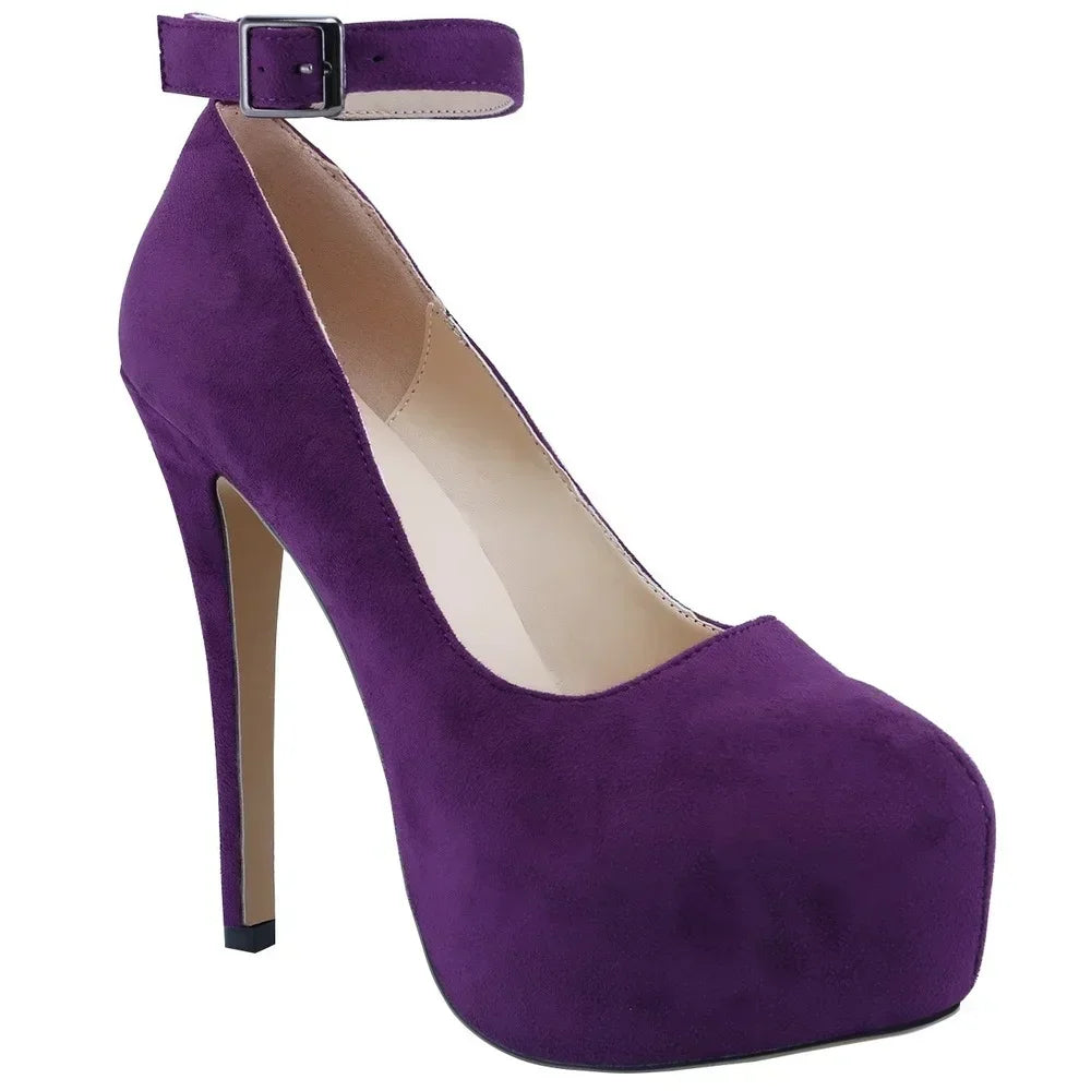 Cross-dresser Unisex Men's Pumps Fashion Peep Toe Platform 14cm Sexy Drag Queen High Heels Shoes Nightclub Stilettos Size 44