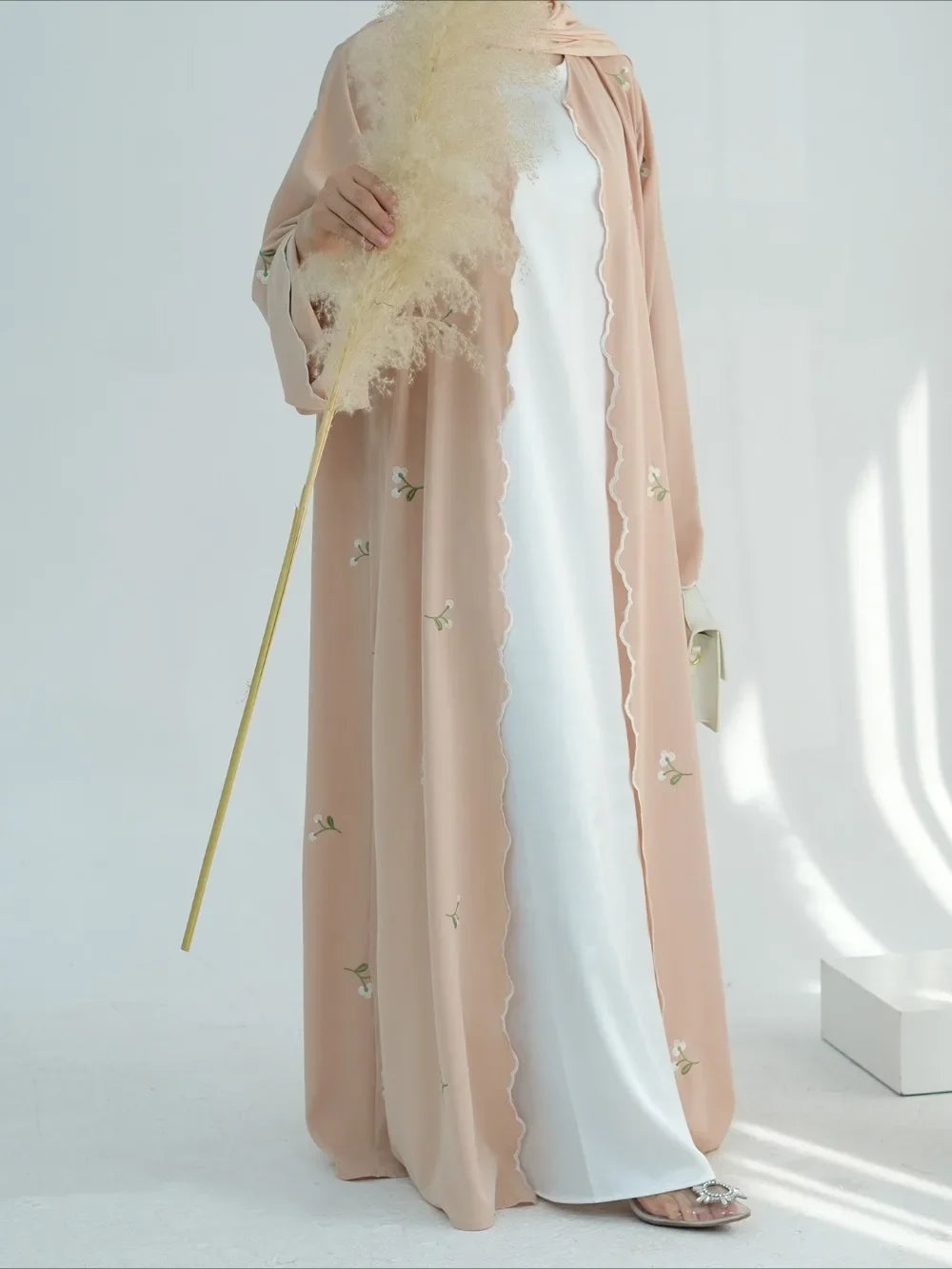 Eid Muslim Abaya for Women Embroidery Cardigan Dresses Abayas Ramadan Morocco Dubai Jalabiya Kaftan Vestidos Arab Long Robe