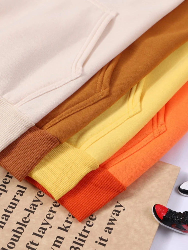 Leopard Print Heart Printed Clothes Women Vintage Pocket Streetwear Hip Hop Autumn Hoodies All-Match Comfortable Female Pullover