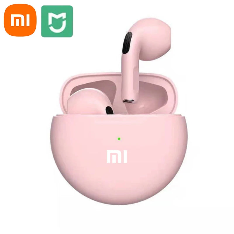 Xiaomi Air Pro 6 Earphone TWS 9D HIFI Headset Bluetooth Music Earbuds For IPhone Android Wireless Pods Headphones