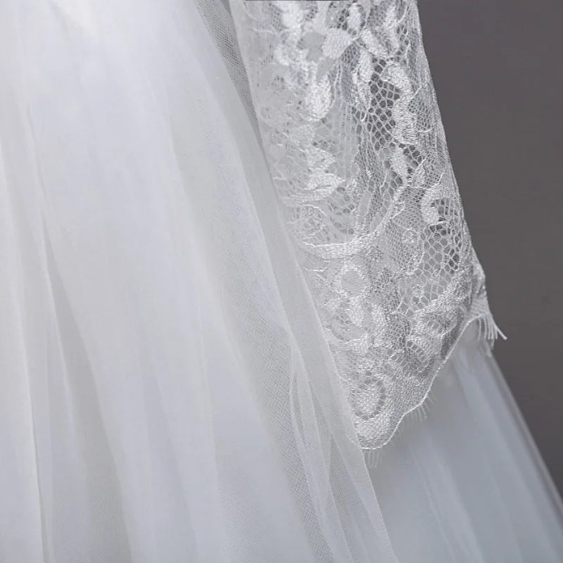 Child Luxury Evening Elegant Party Dresses For Wedding  Ceremony Girls 7 10 To 14 Years Old Lilac Lace Dress Children's Clothing