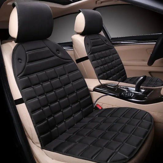 12V Heated Car Seat Cushion Car Seat Electric Heater Winter Warmer Seat Heating Car Accessories Heating Pads Set Universal