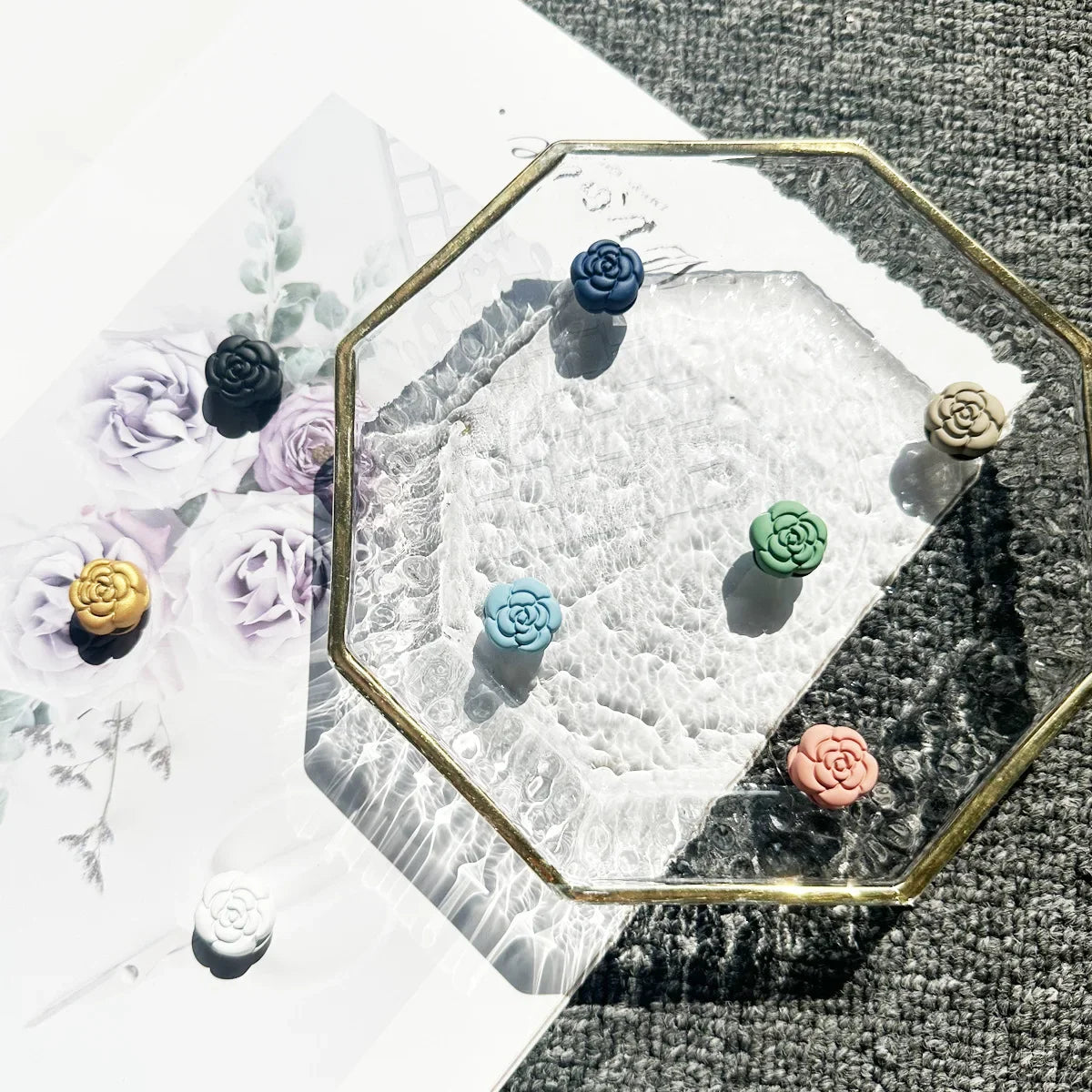 Fashionable Islamic Clothing Hijab Magnets Brooch with Magnetic Clasp for Muslim Head Scarf Hijab and Shawl Brooches for Women