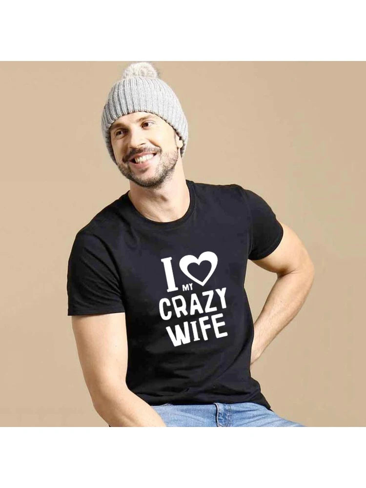 Couples Shirts Husband and Wife Shirts for Couples His and Hers Matching Lovers Clothes Honeymoon T Shirt Valentine Wedding Gift