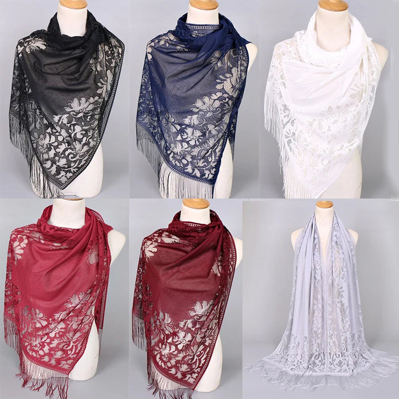 15 Colors Chale Mariage Lace Bolero Wedding Shawl Prom Party Evening Dress Cape Wrap Muslim Scarf Shrugs For Women Bolero Novia